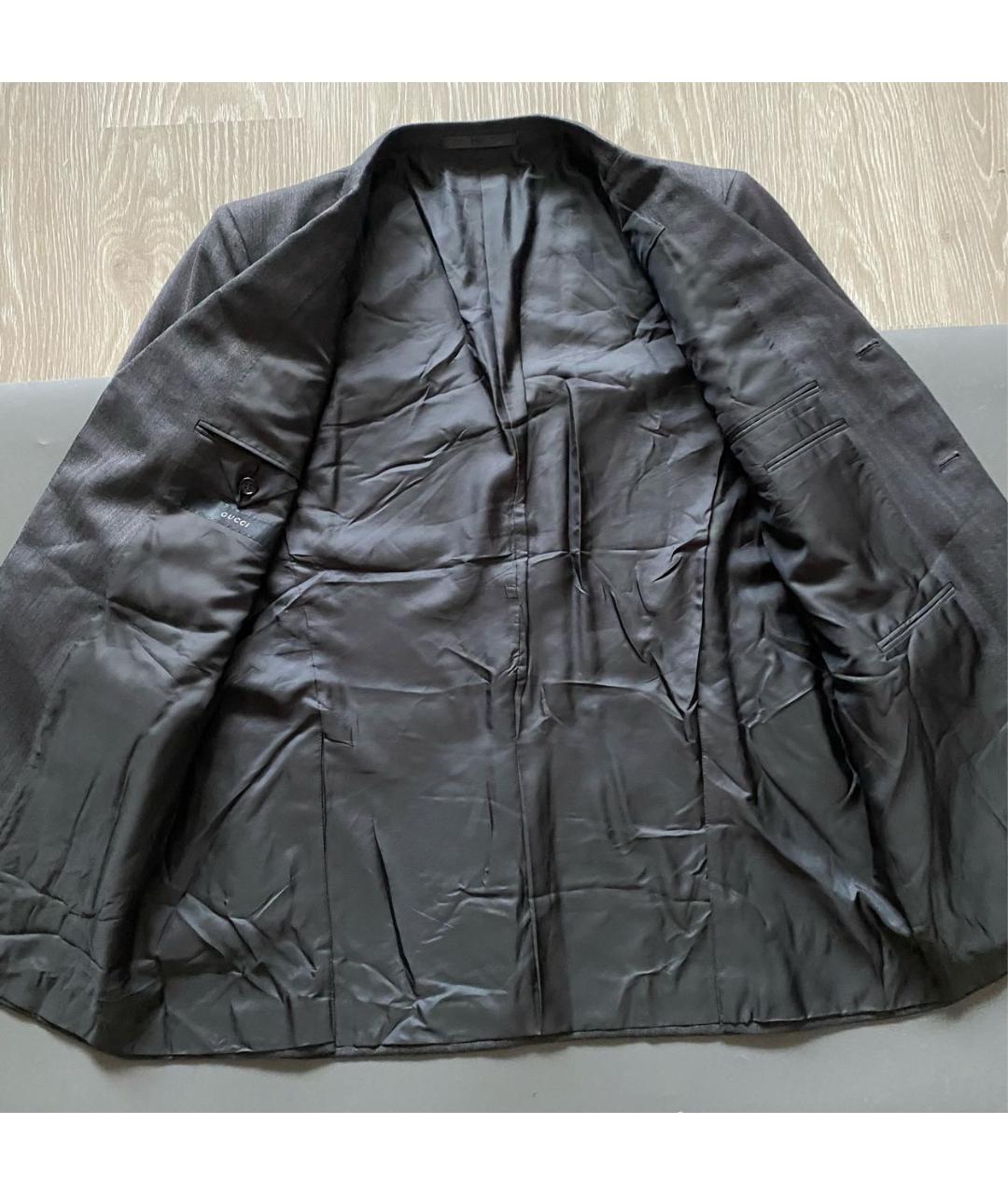 GUCCI Черный полиэстеровый пиджак, фото 6