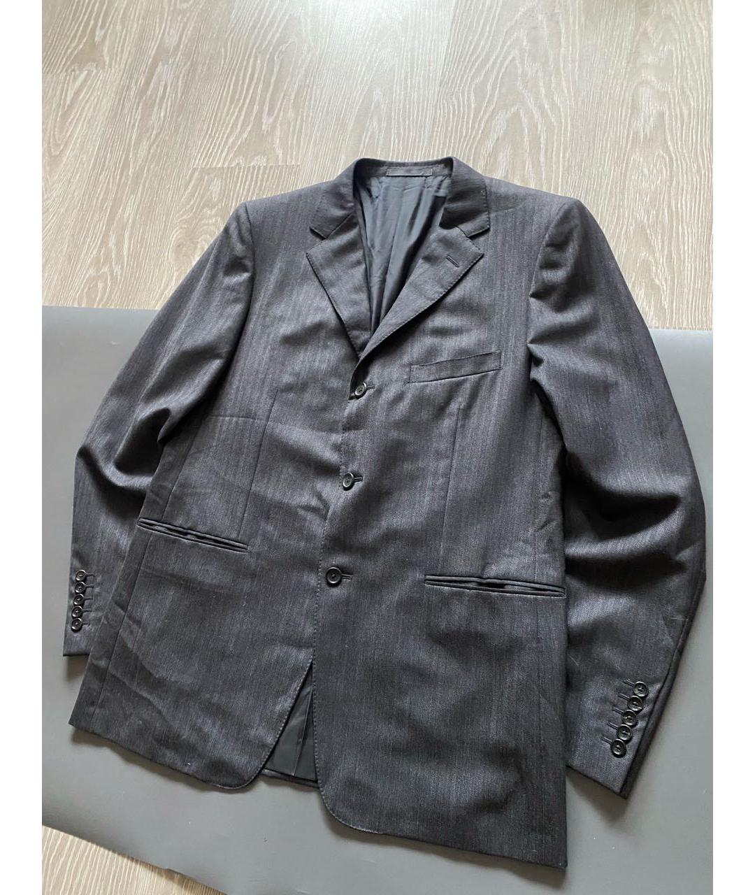 GUCCI Черный полиэстеровый пиджак, фото 2