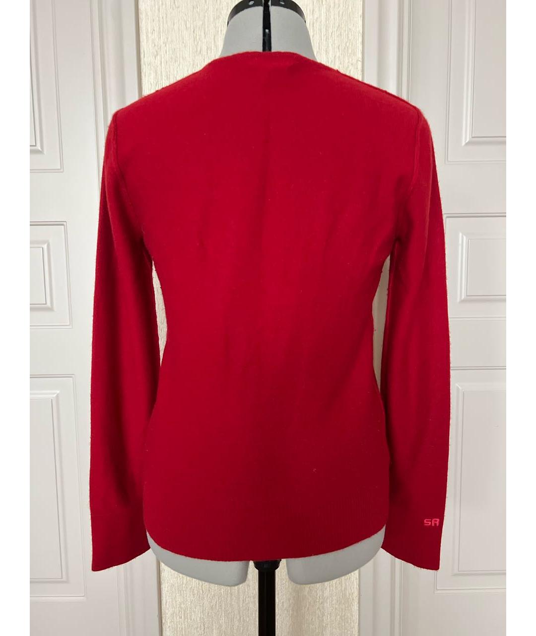SONIA RYKIEL Красный кашемировый джемпер / свитер, фото 2