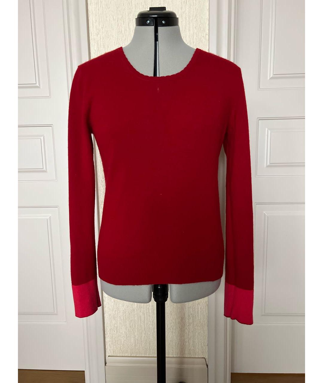 SONIA RYKIEL Красный кашемировый джемпер / свитер, фото 5