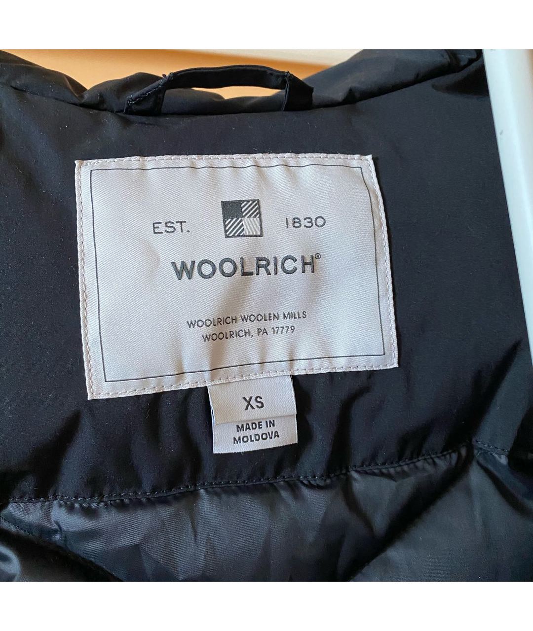 WOOLRICH Черная полиэстеровая парка, фото 3