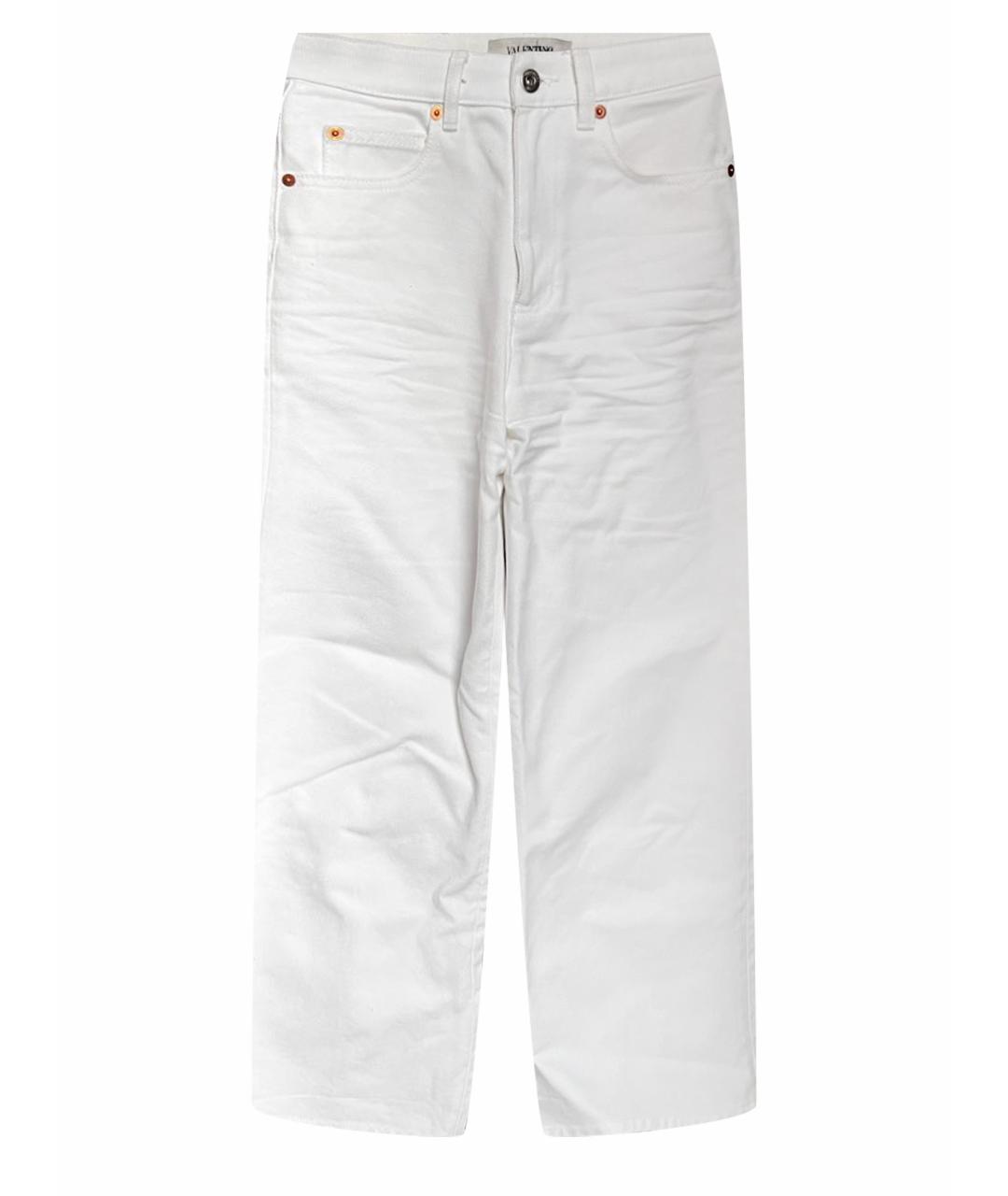 VALENTINO Белые прямые джинсы, фото 1