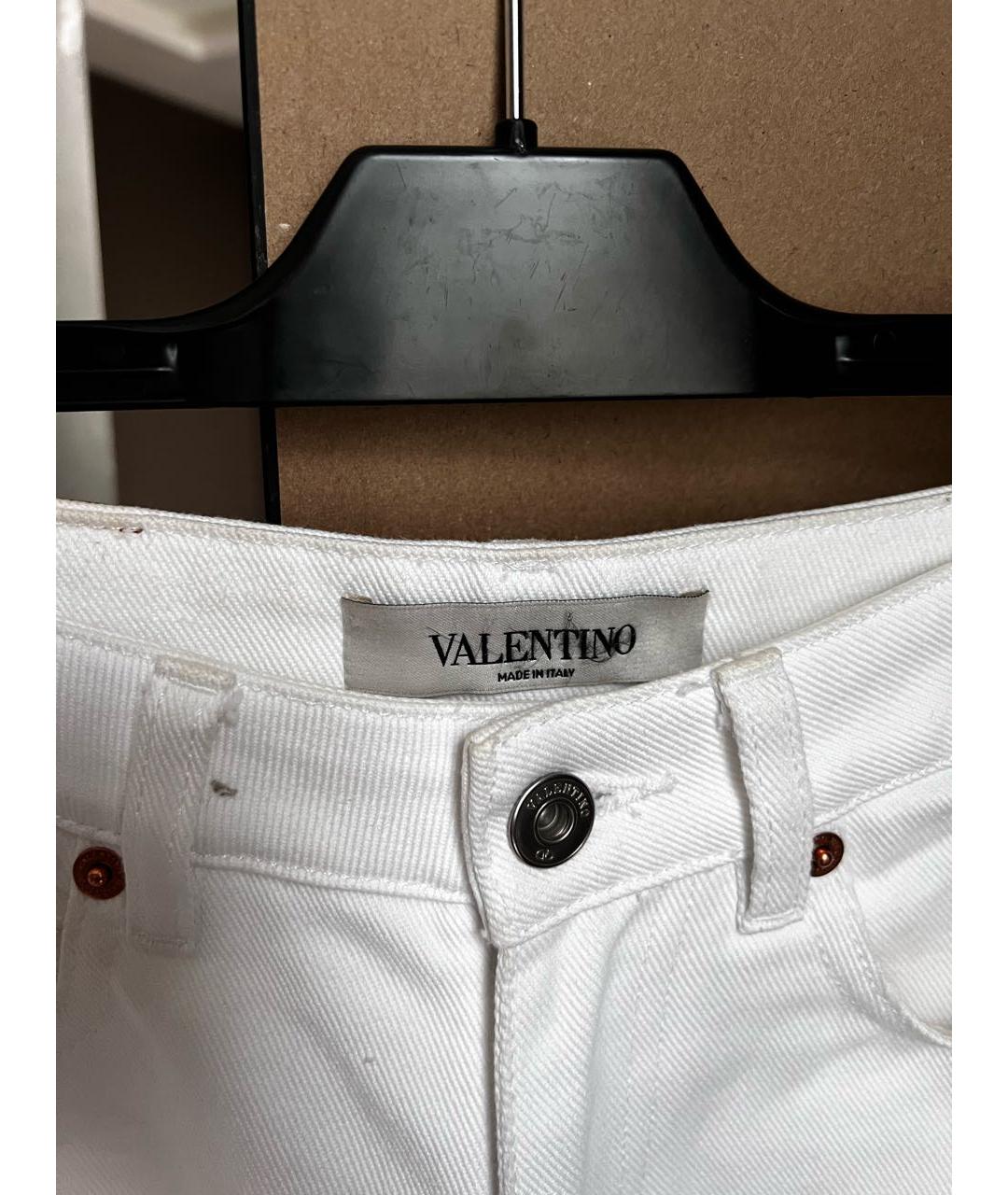 VALENTINO Белые прямые джинсы, фото 3