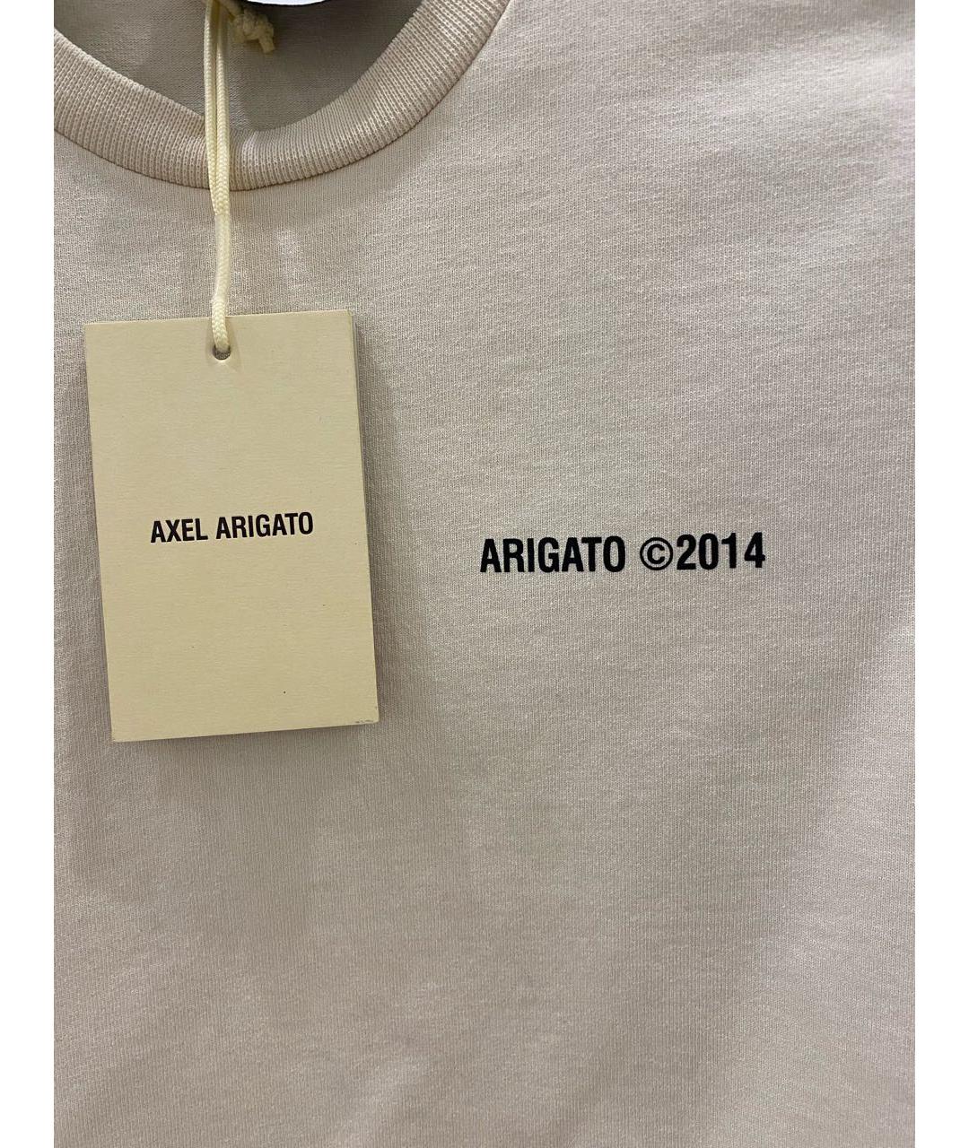 AXEL ARIGATO Бежевая футболка, фото 3