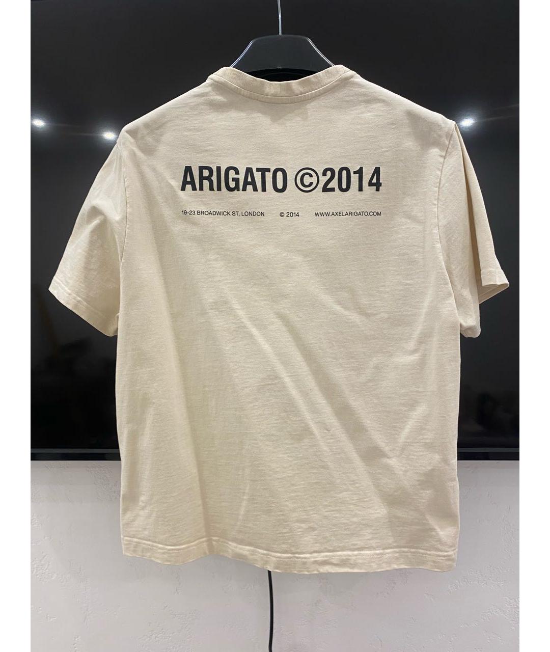 AXEL ARIGATO Бежевая футболка, фото 2