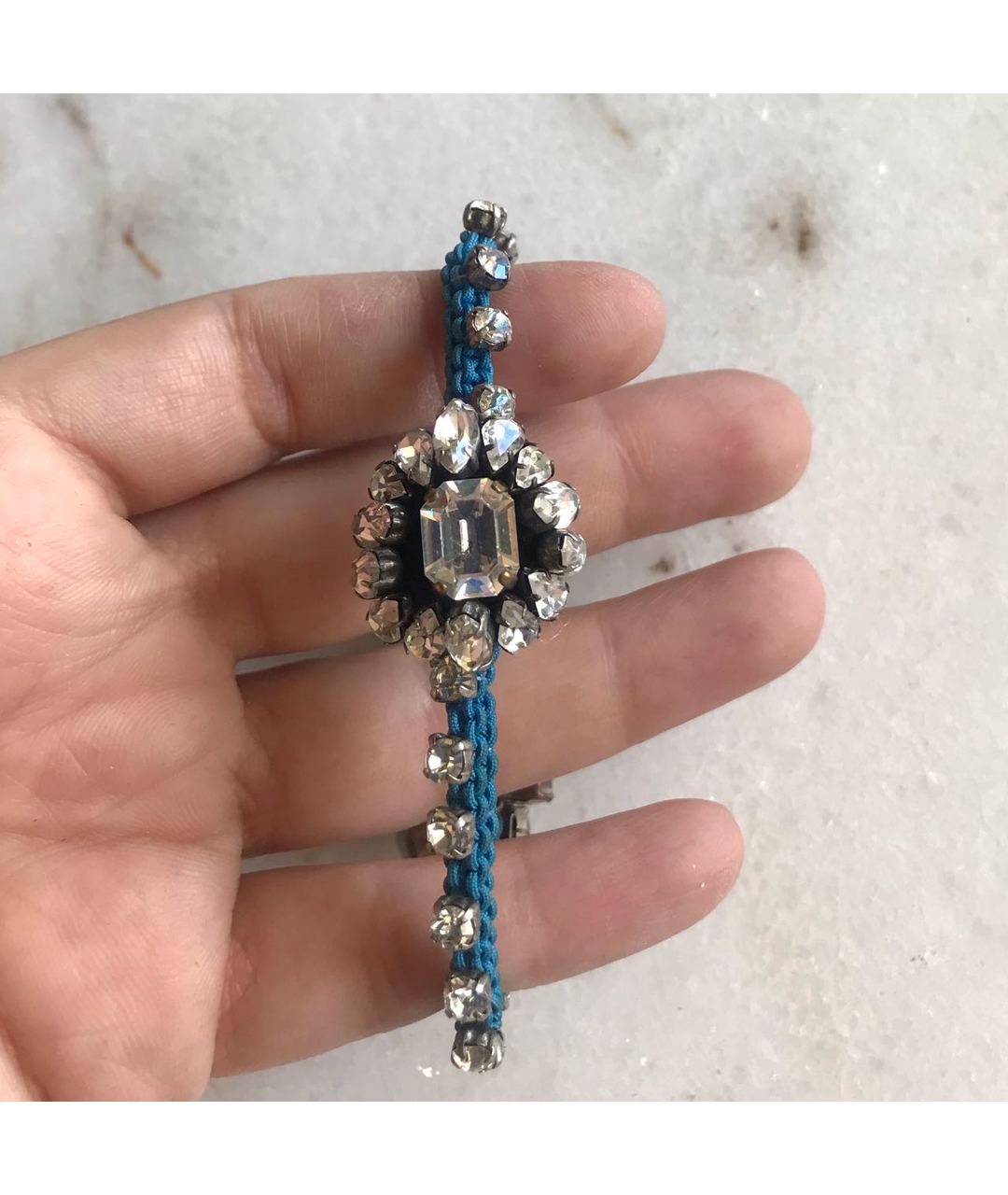 SHOUROUK Синий металлический браслет, фото 3