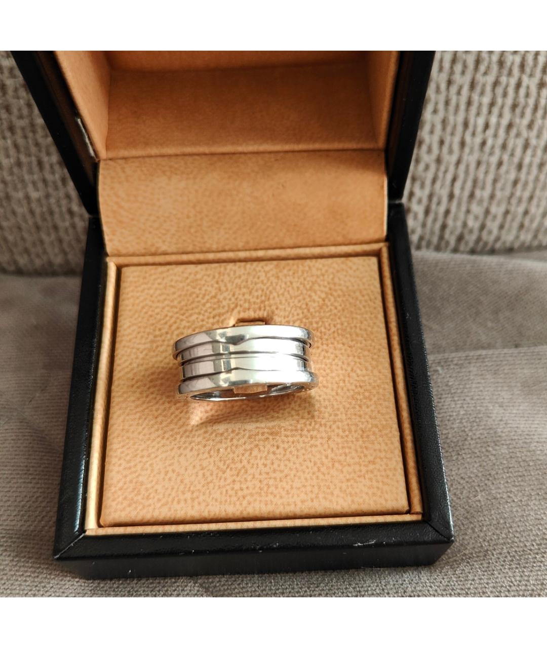 BVLGARI Серебряное кольцо из белого золота, фото 4