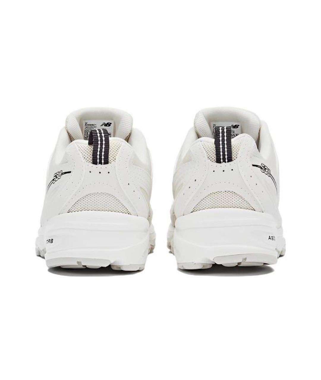 NEW BALANCE Белые текстильные низкие кроссовки / кеды, фото 4