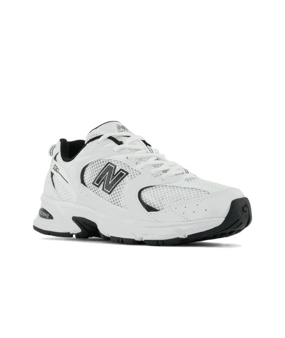 NEW BALANCE Белые текстильные кроссовки, фото 2