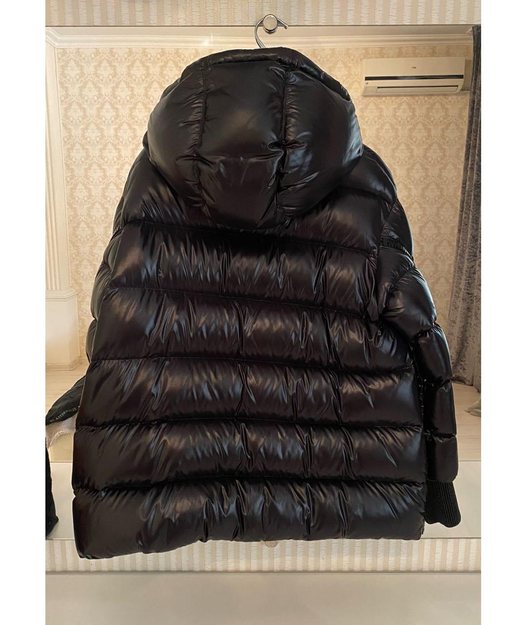 MONCLER Черный пуховик, фото 2