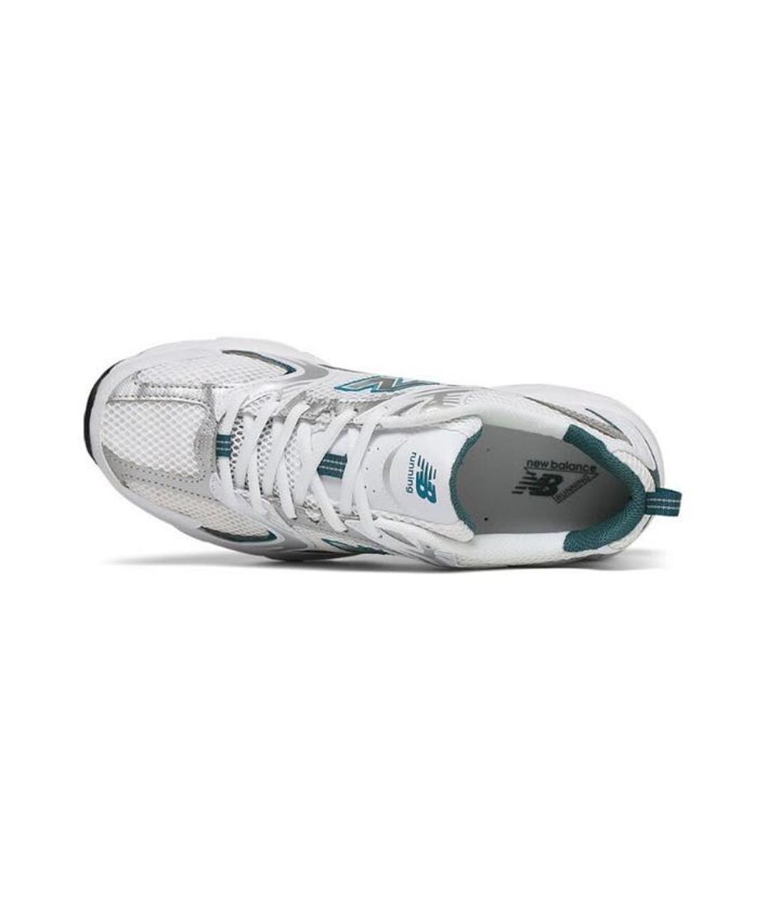 NEW BALANCE Белые текстильные кроссовки, фото 2