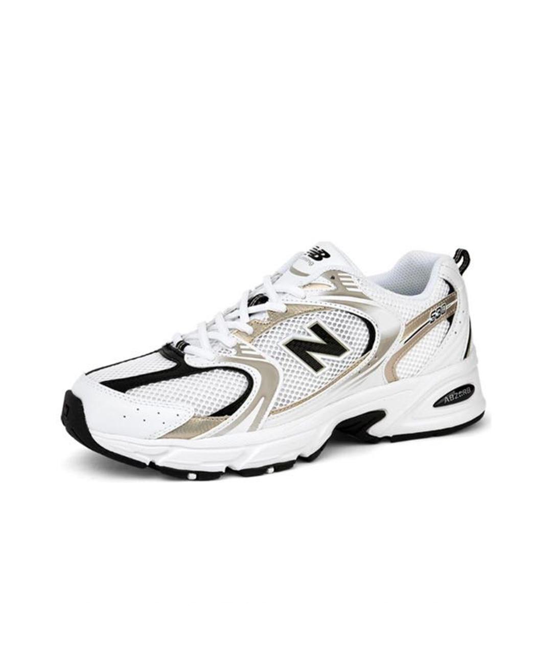 NEW BALANCE Белые текстильные кроссовки, фото 2