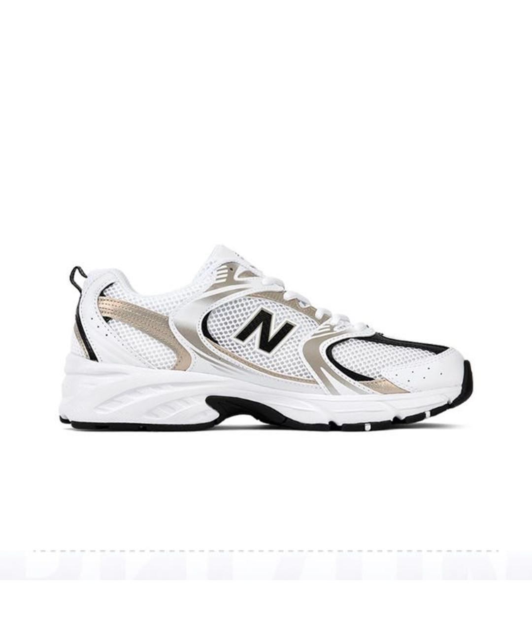 NEW BALANCE Белые текстильные кроссовки, фото 5