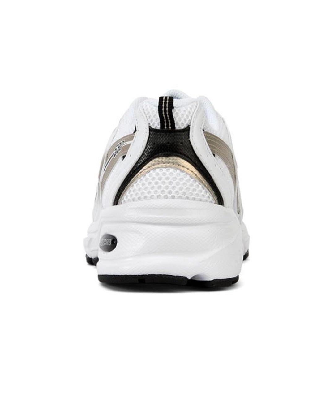 NEW BALANCE Белые текстильные кроссовки, фото 4