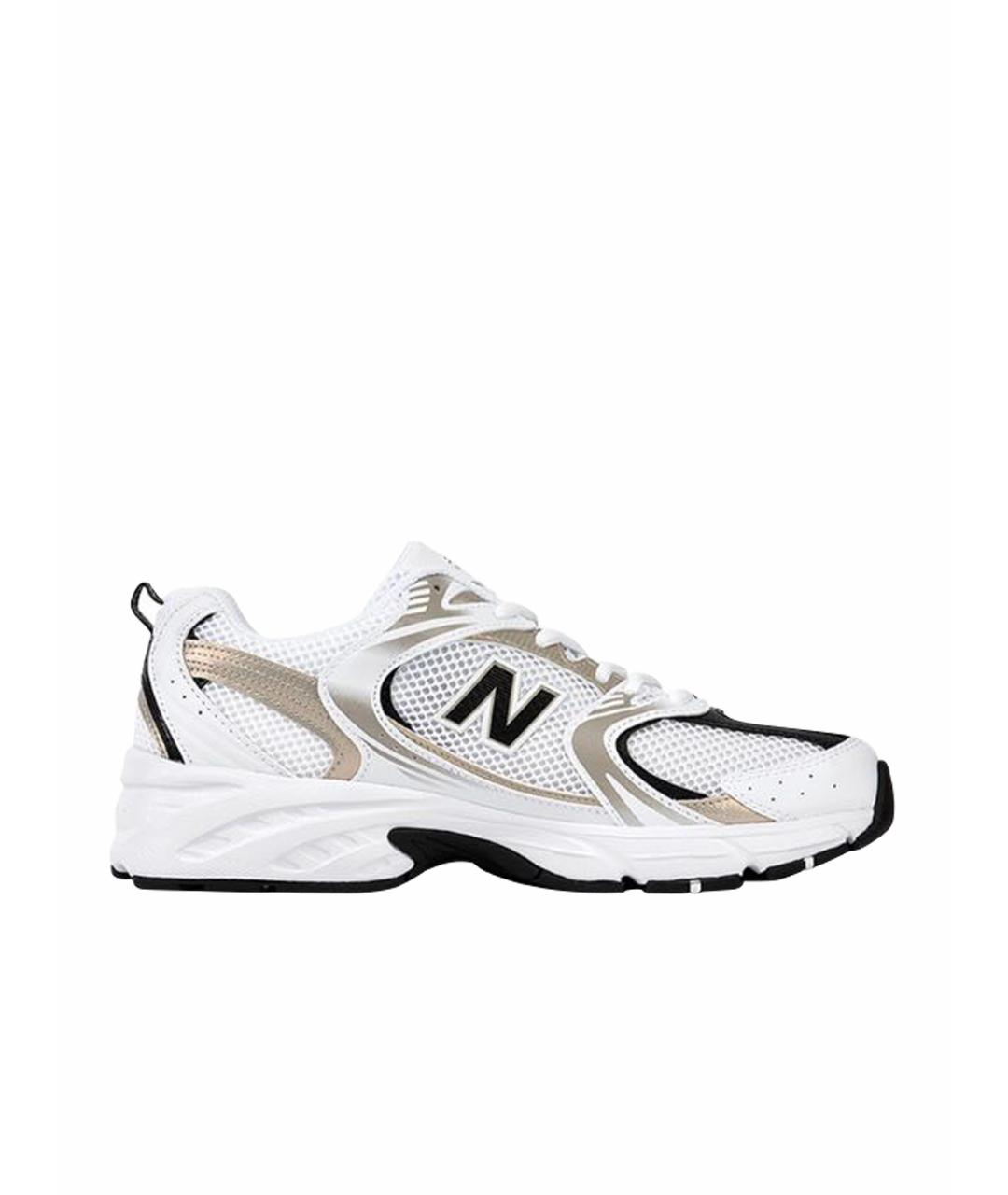 NEW BALANCE Белые текстильные кроссовки, фото 1