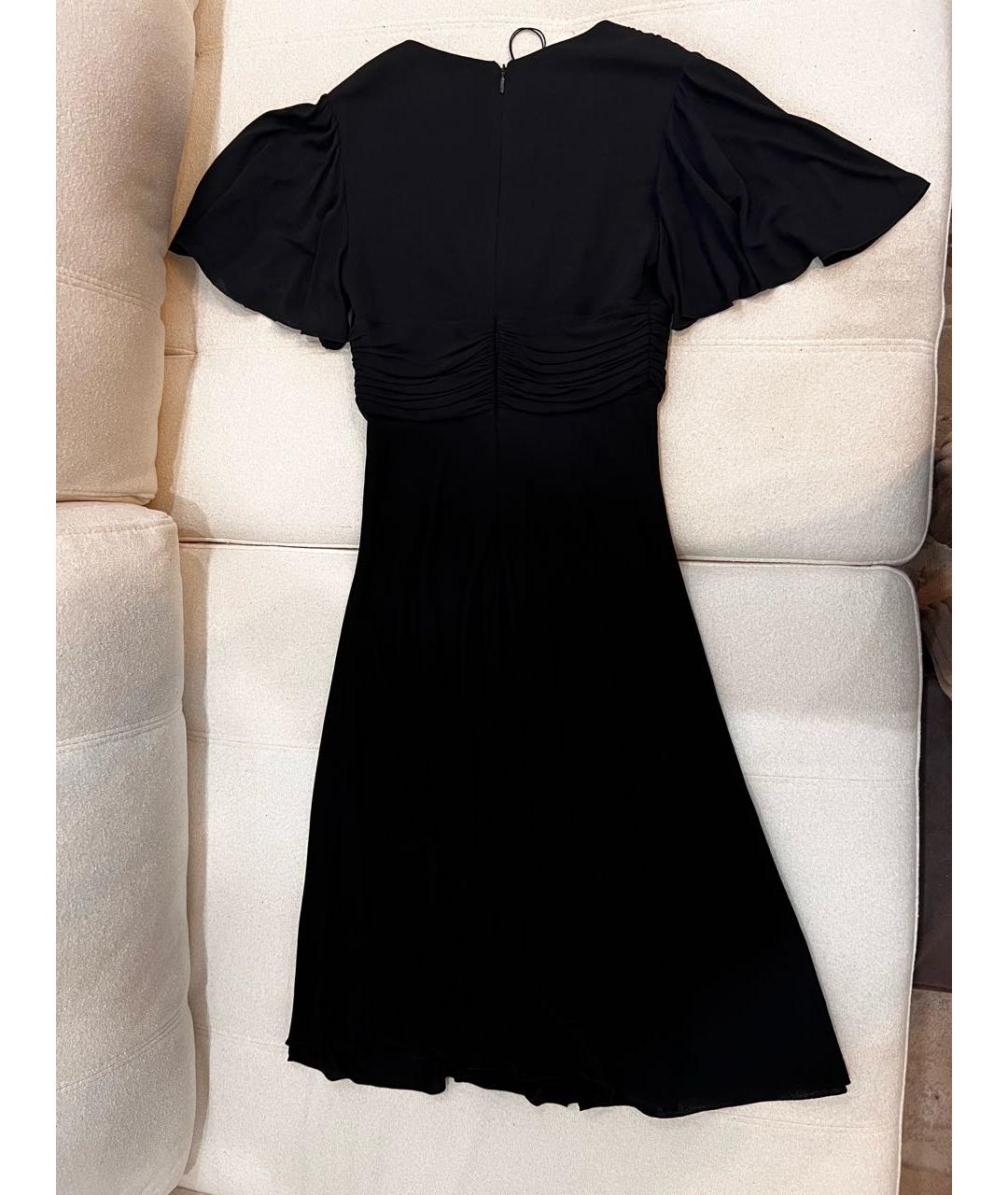 GUCCI Черное вискозное повседневное платье, фото 2