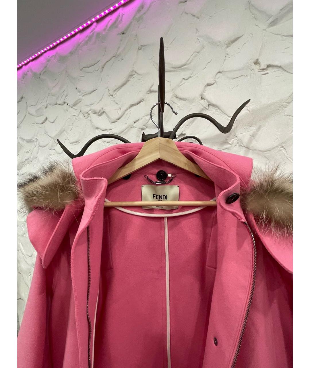 FENDI Розовая куртка, фото 3