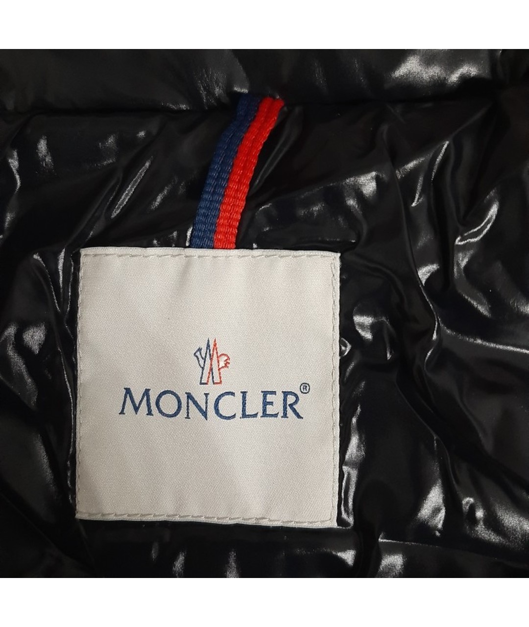 MONCLER Черная полиамидовая куртка, фото 4