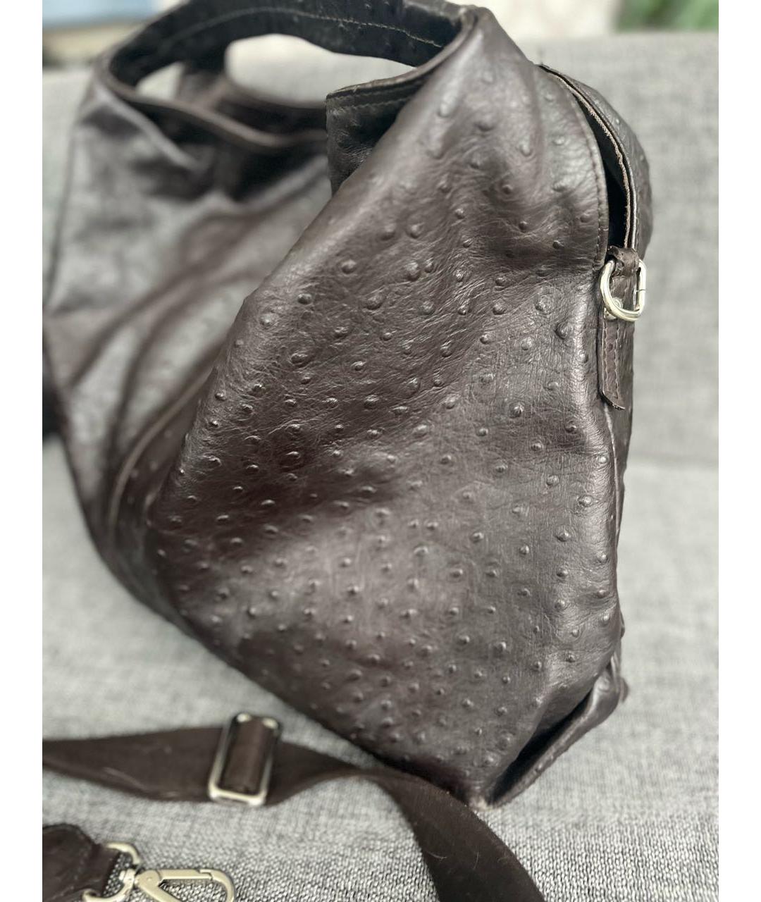 FURLA Коричневая кожаная сумка тоут, фото 2