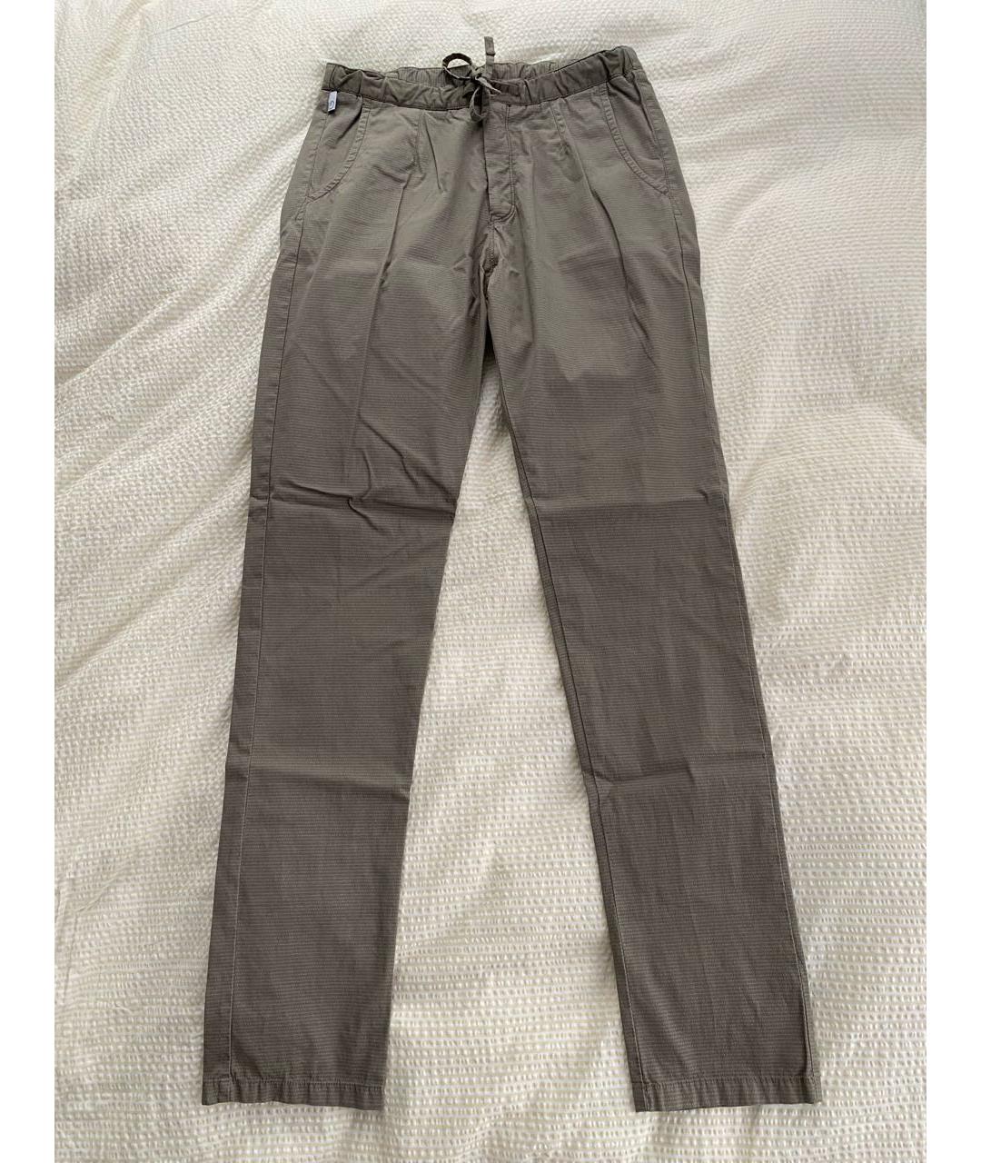 ARMANI COLLEZIONI Бежевые повседневные брюки, фото 6