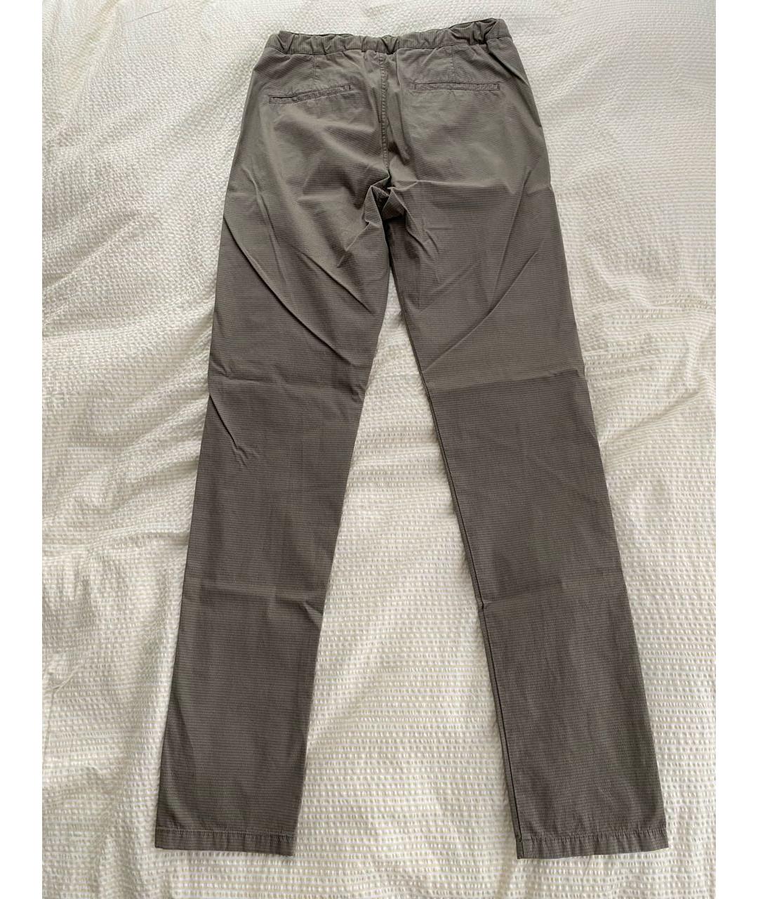 ARMANI COLLEZIONI Бежевые повседневные брюки, фото 3