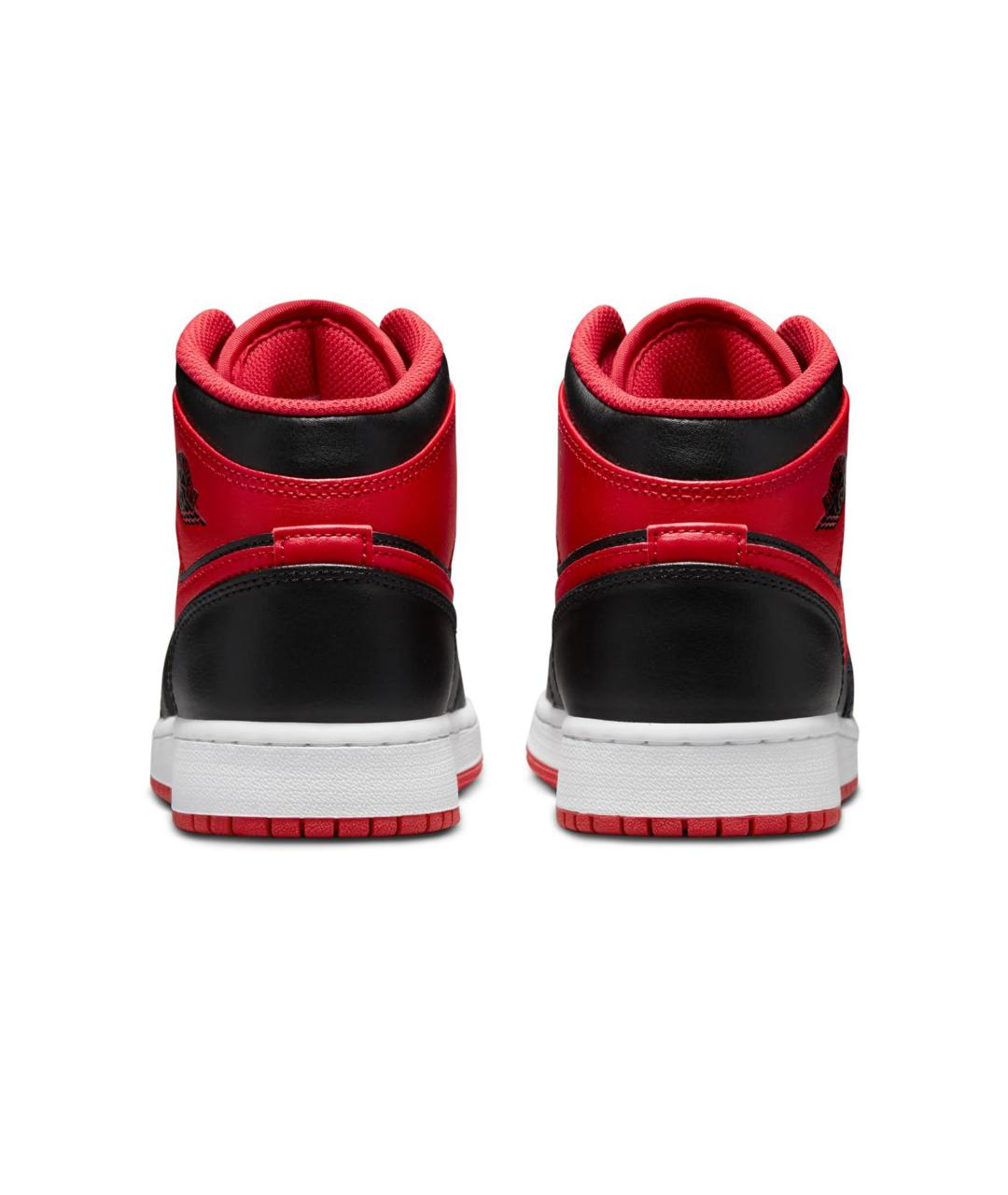 JORDAN Красные кожаные кроссовки, фото 4