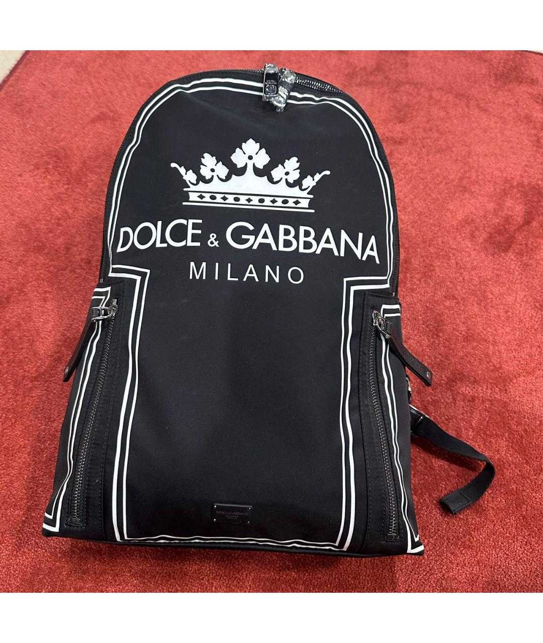 DOLCE&GABBANA Черный рюкзак, фото 5