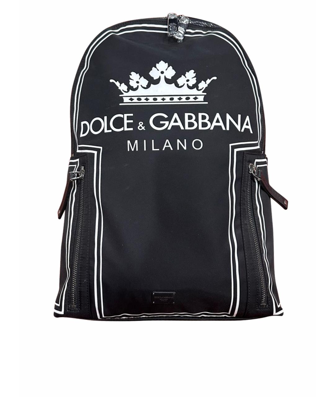 DOLCE&GABBANA Черный рюкзак, фото 1