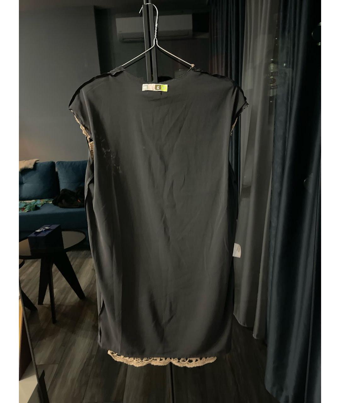 MSGM Бежевое кружевное коктейльное платье, фото 3