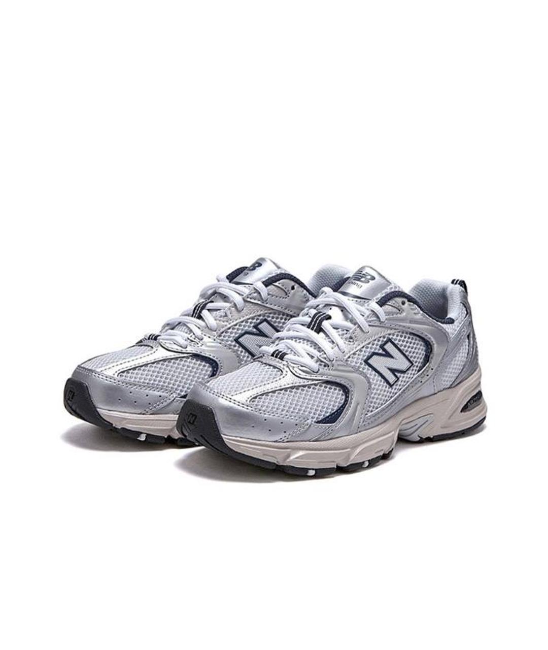 NEW BALANCE Серые текстильные кроссовки, фото 3