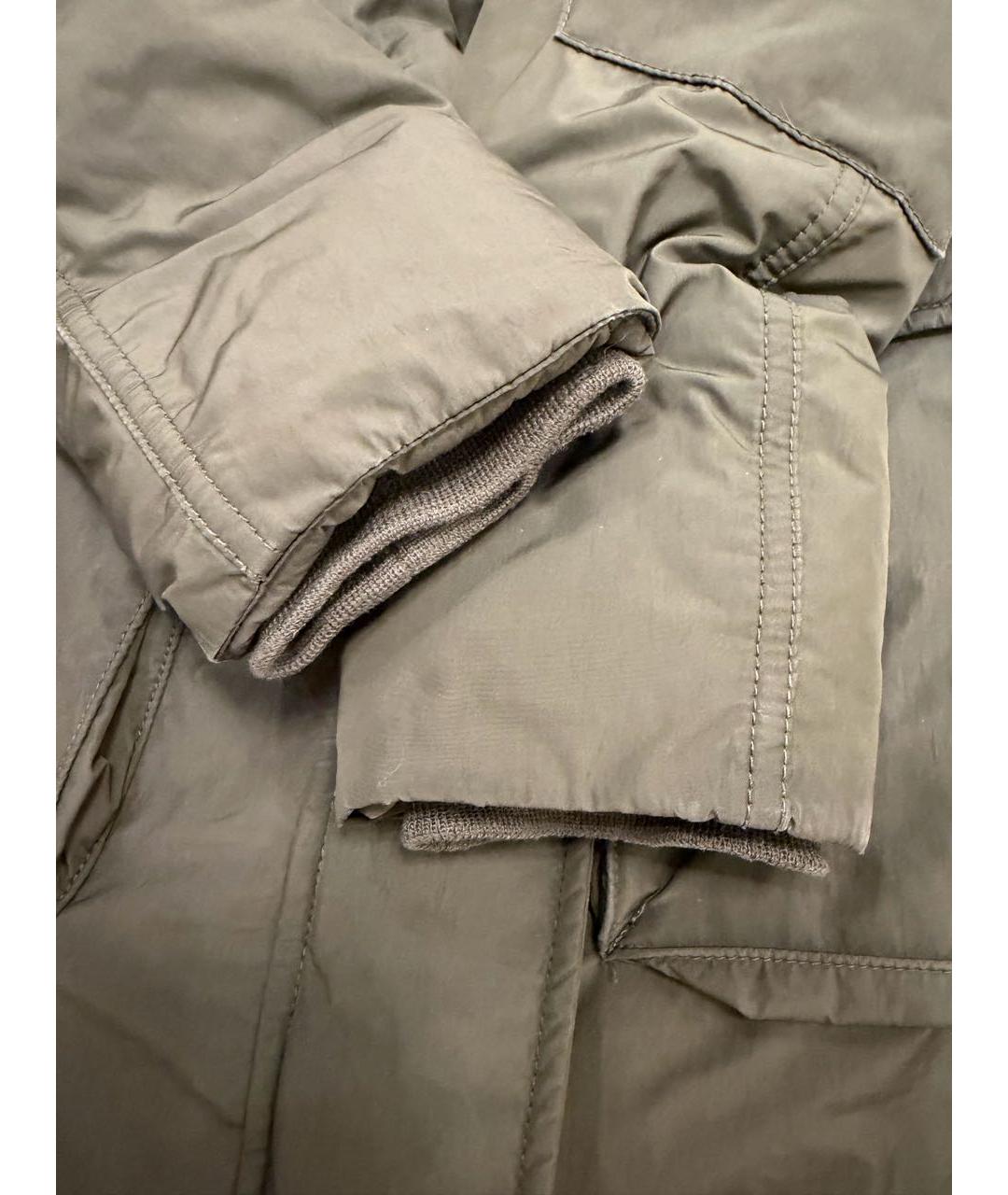 WOOLRICH Черный меховой пуховик, фото 5