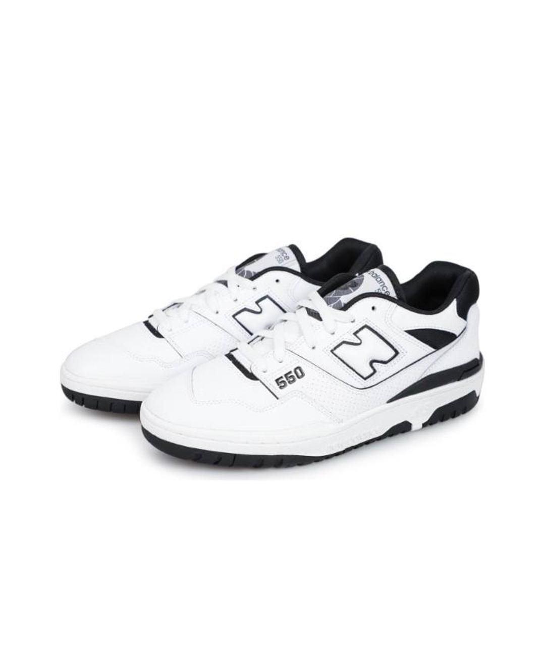 NEW BALANCE Белые кожаные кроссовки, фото 2