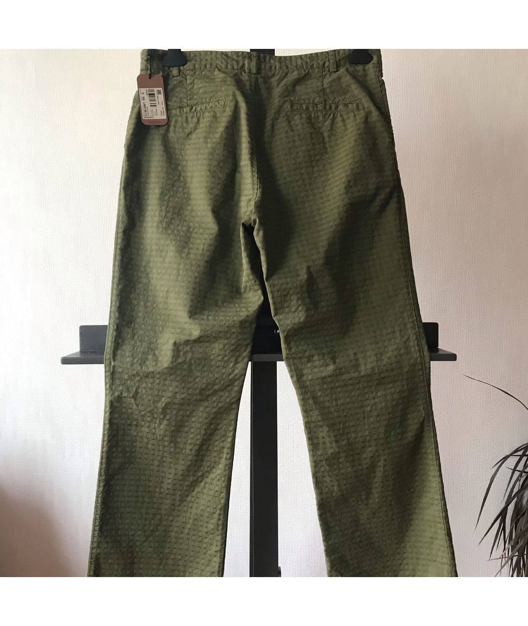 MISSONI Зеленые хлопковые повседневные брюки, фото 2