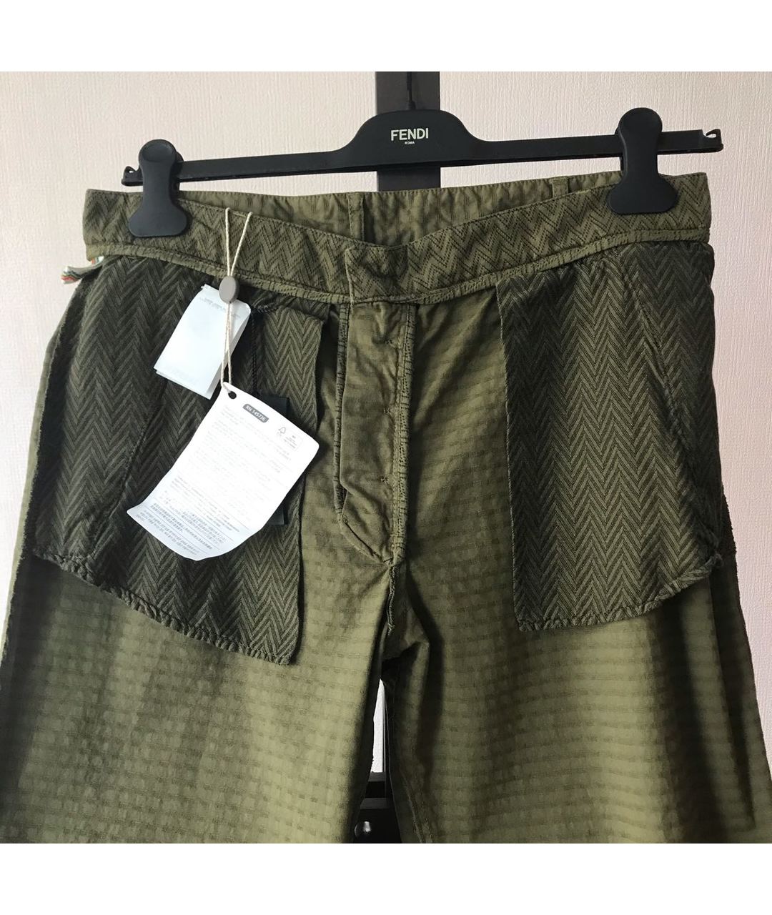 MISSONI Зеленые хлопковые повседневные брюки, фото 4