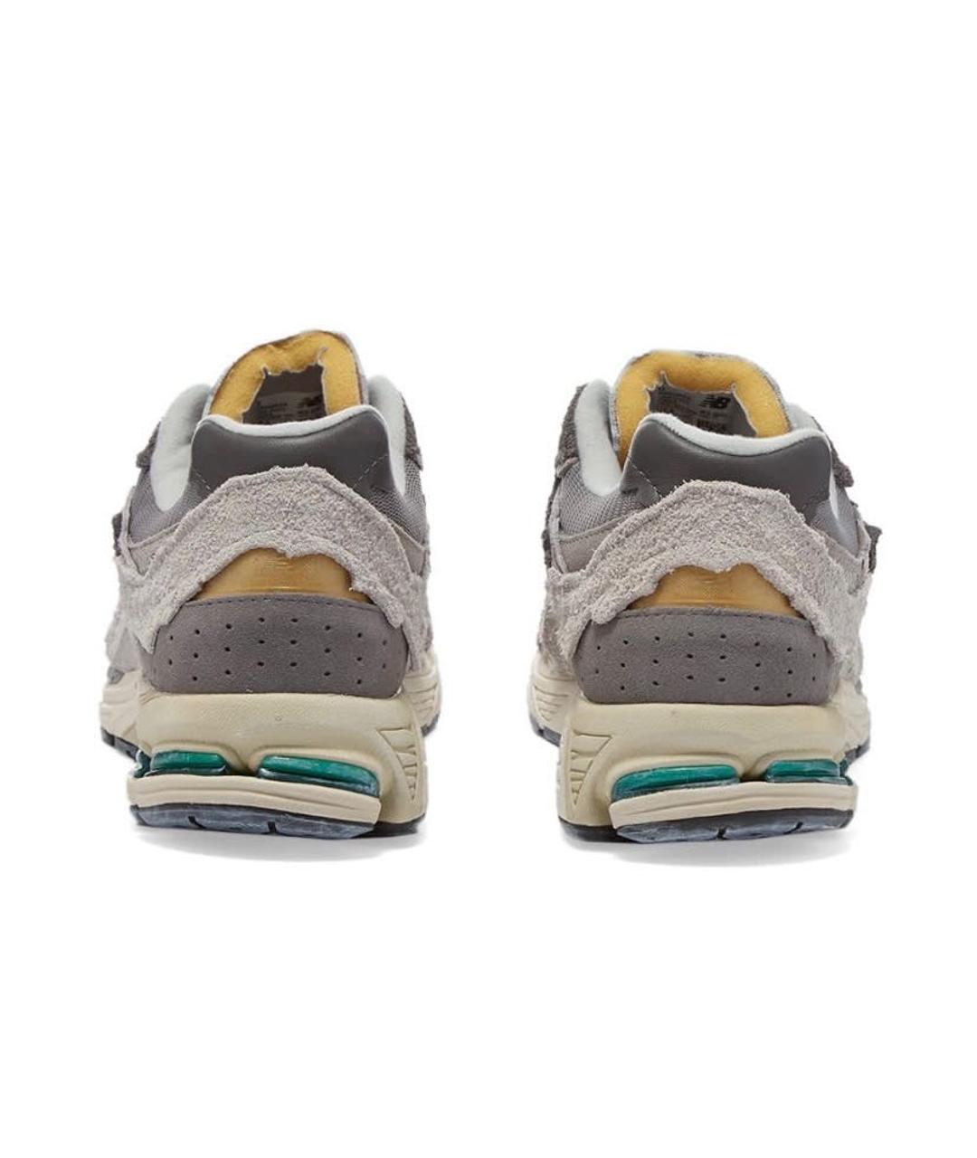 NEW BALANCE Серые замшевые низкие кроссовки / кеды, фото 4