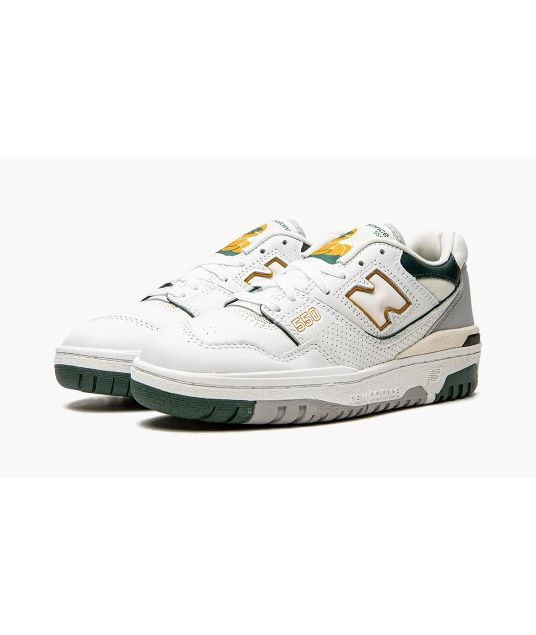 NEW BALANCE Зеленые кожаные кроссовки, фото 2