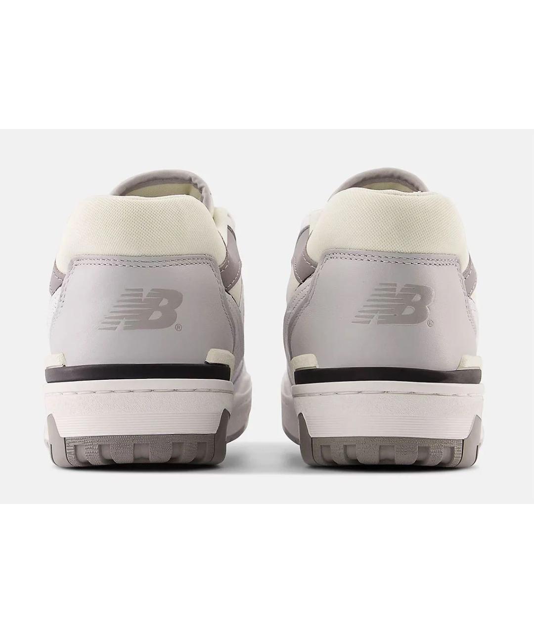 NEW BALANCE Бежевые кожаные низкие кроссовки / кеды, фото 4