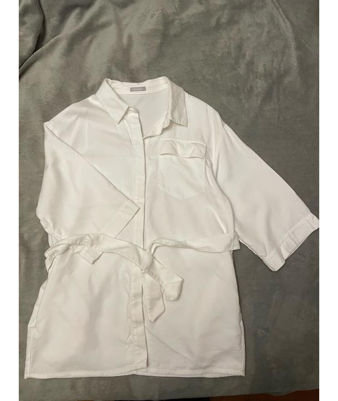 12 STOREEZ Белая хлопковая рубашка, фото 7