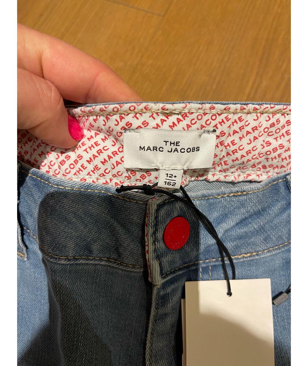 MARC JACOBS Голубые деним брюки и шорты, фото 4
