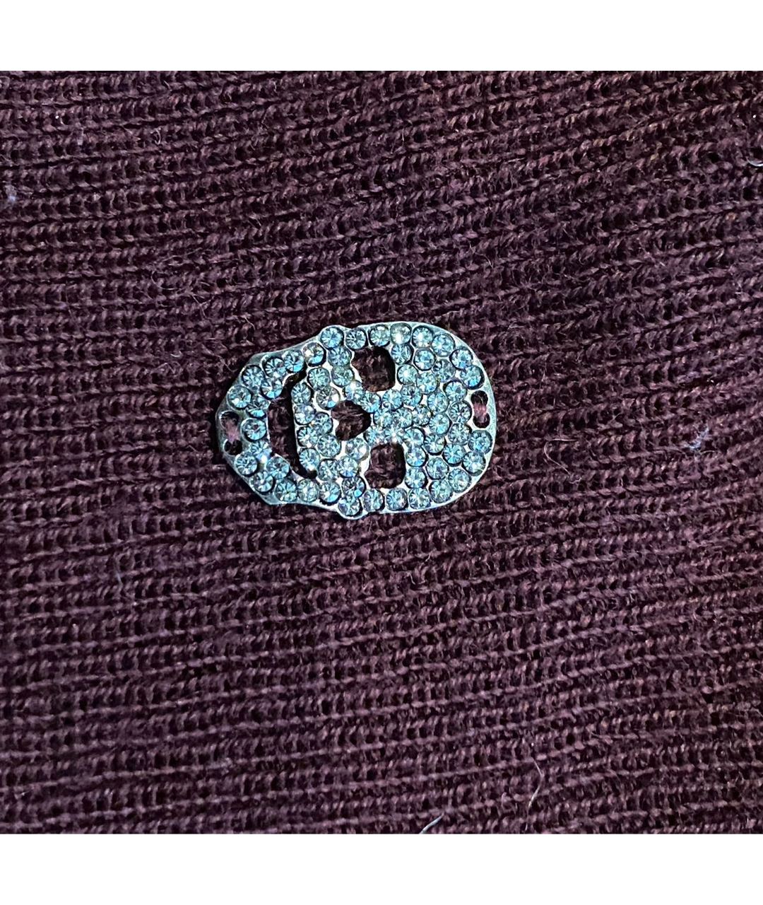 PHILIPP PLEIN Бордовый шерстяной джемпер / свитер, фото 5