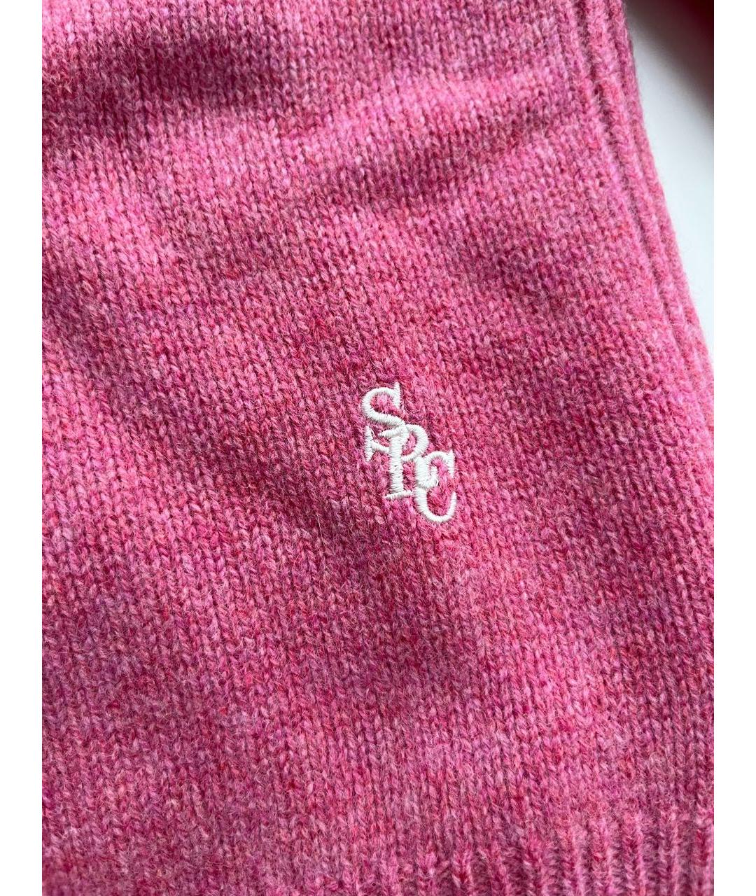 SPORTY AND RICH Розовый шерстяной джемпер / свитер, фото 3