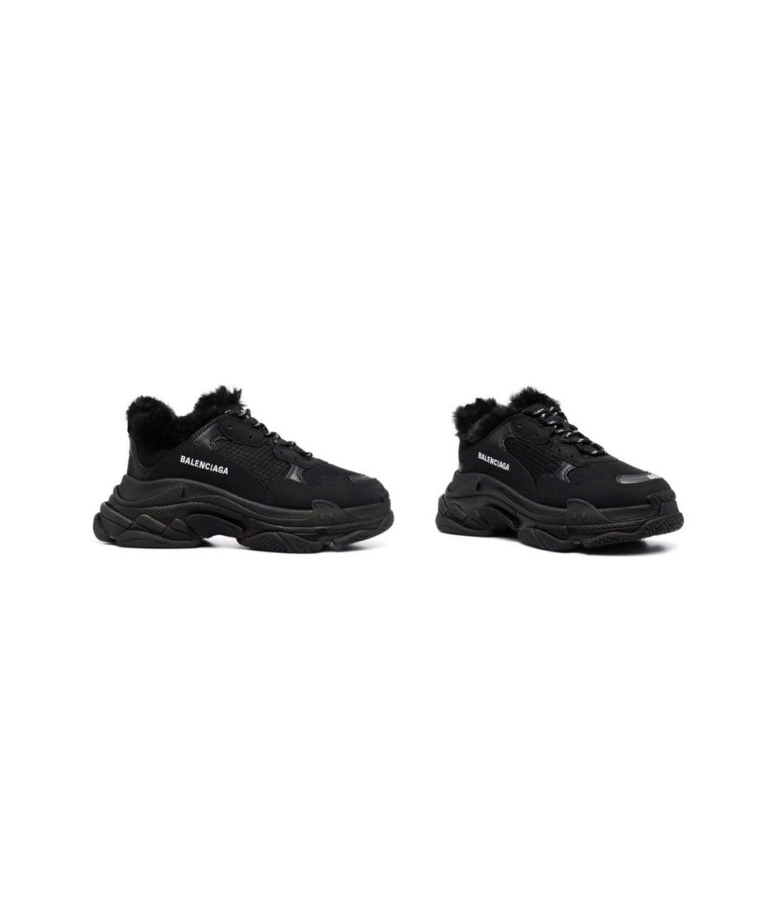 BALENCIAGA Черные кроссовки, фото 3