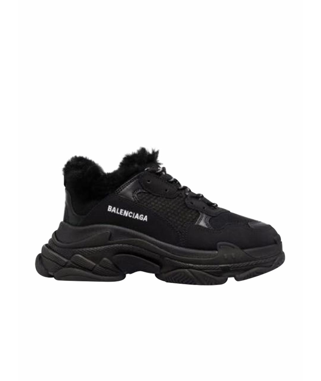 BALENCIAGA Черные кроссовки, фото 1