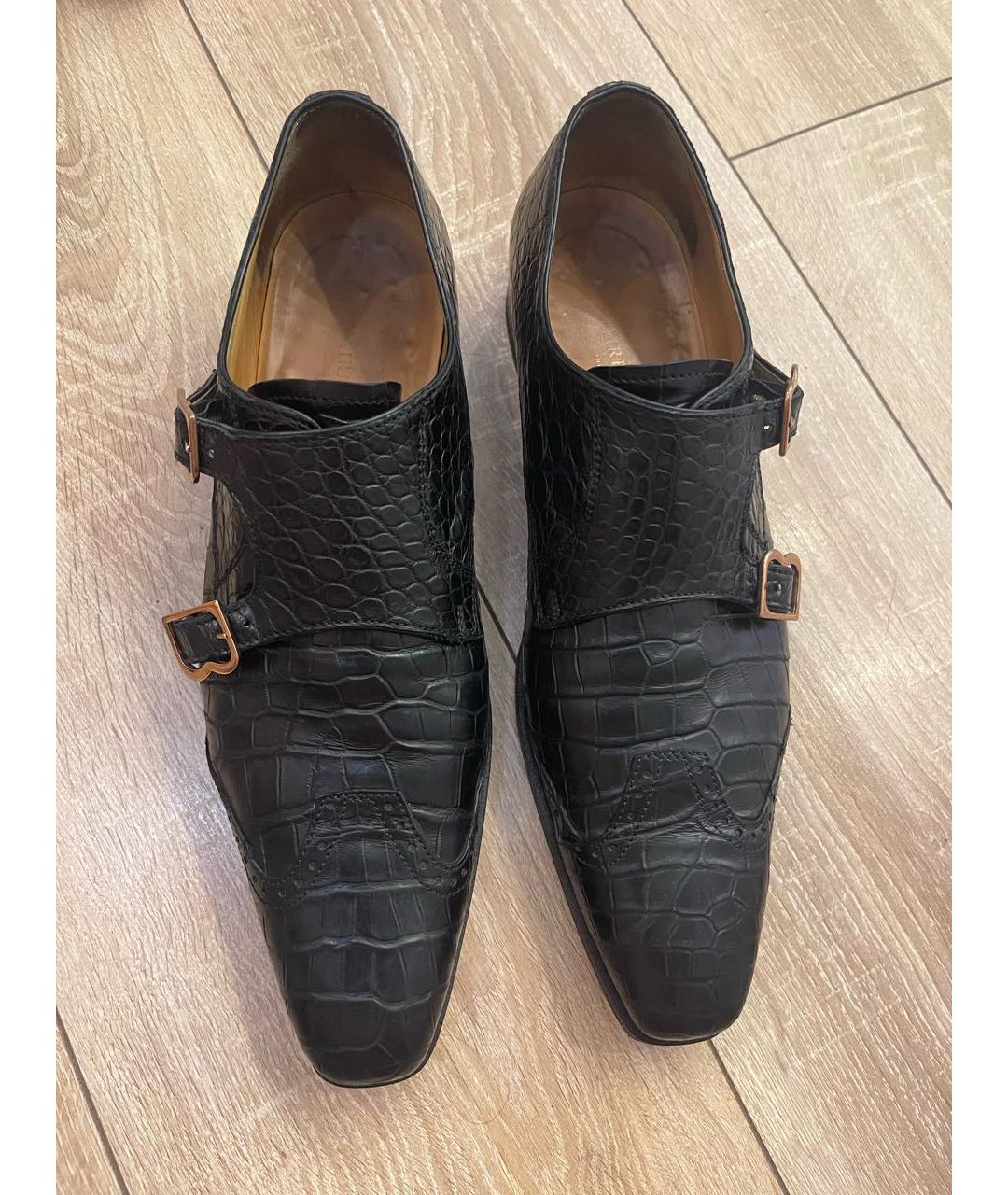 BILLIONAIRE Черные туфли из экзотической кожи, фото 3