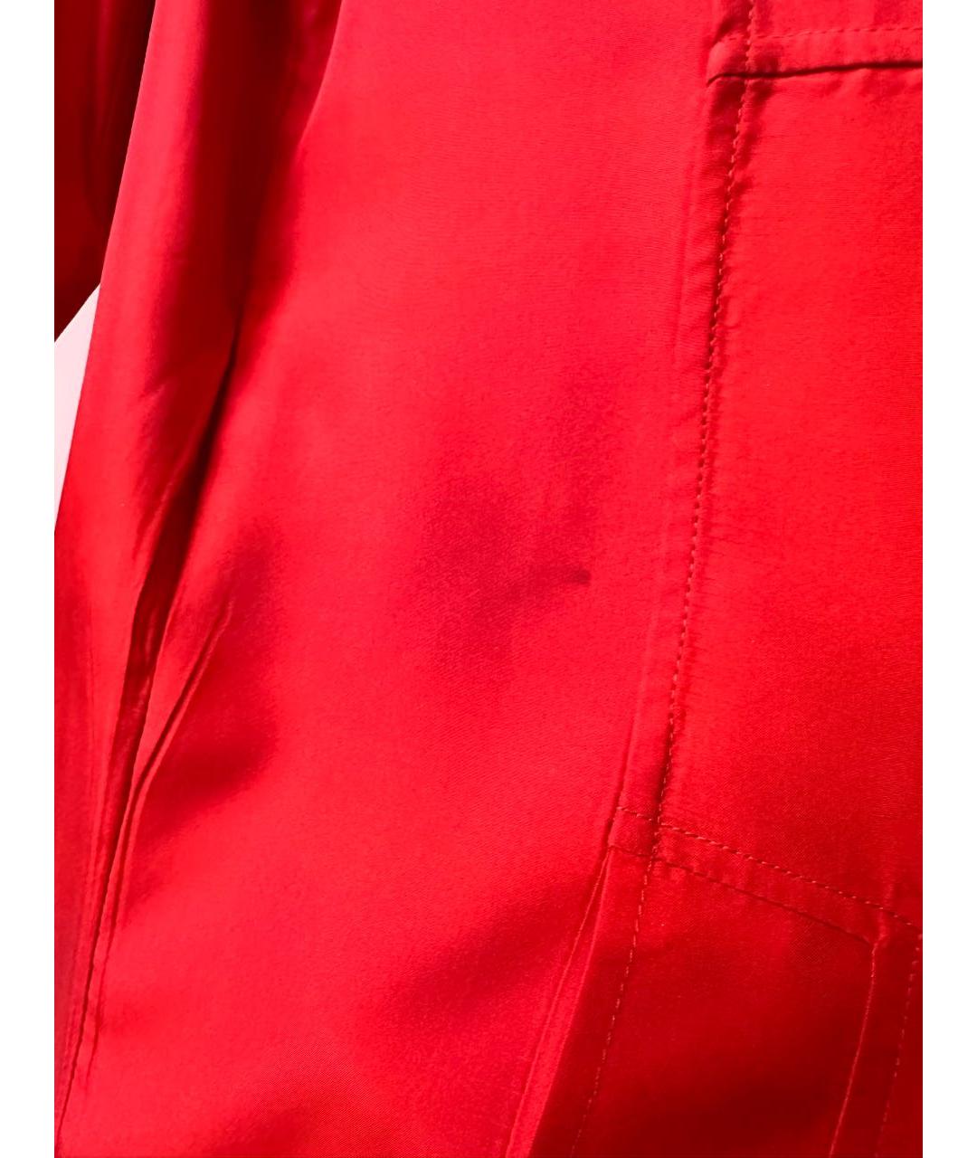 PRADA Красное шелковое коктейльное платье, фото 6