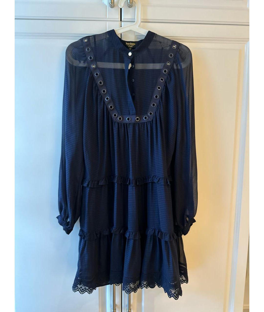 JUICY COUTURE Темно-синее повседневное платье, фото 6