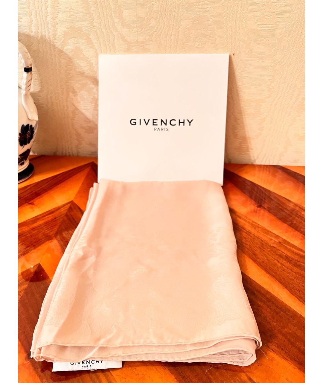 GIVENCHY Розовый шарф, фото 4
