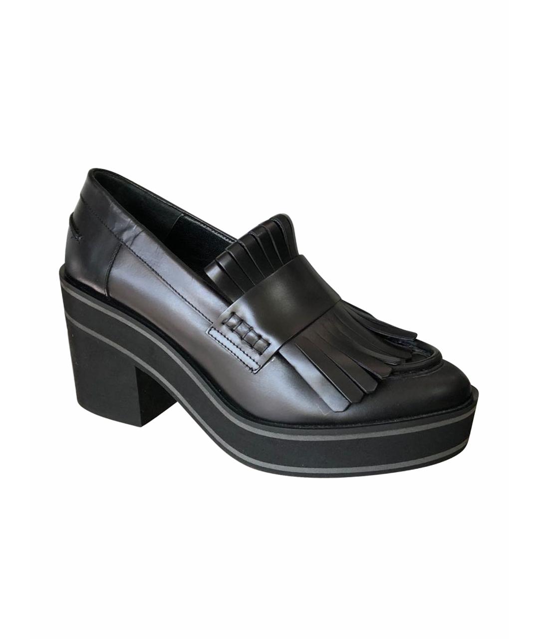 PALOMA BARCELO Черные кожаные туфли, фото 1