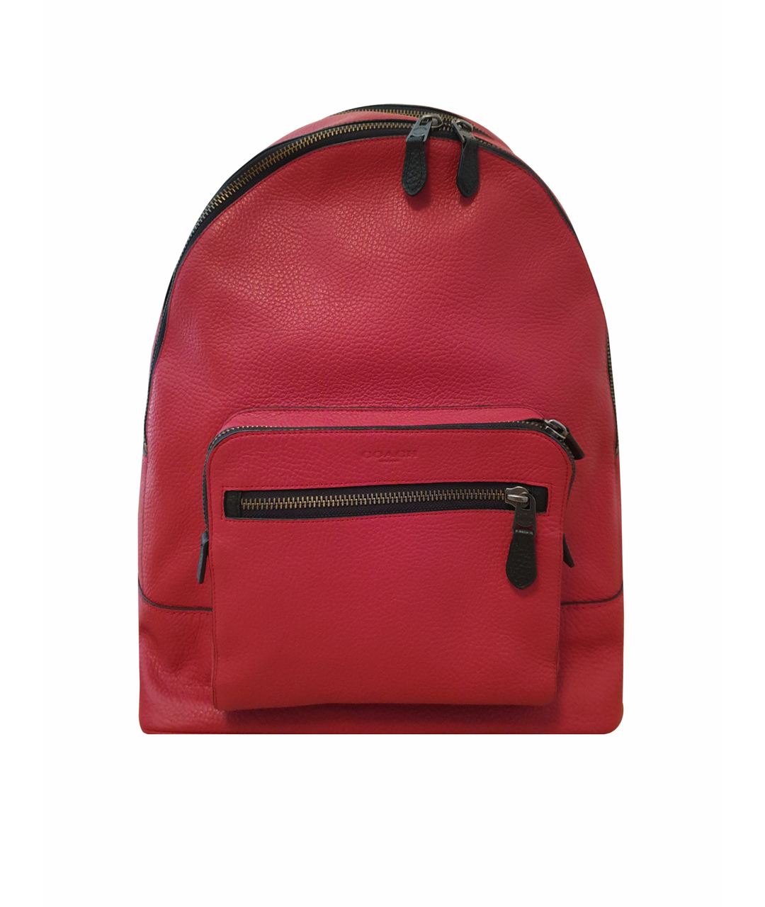 COACH Красный кожаный рюкзак, фото 1