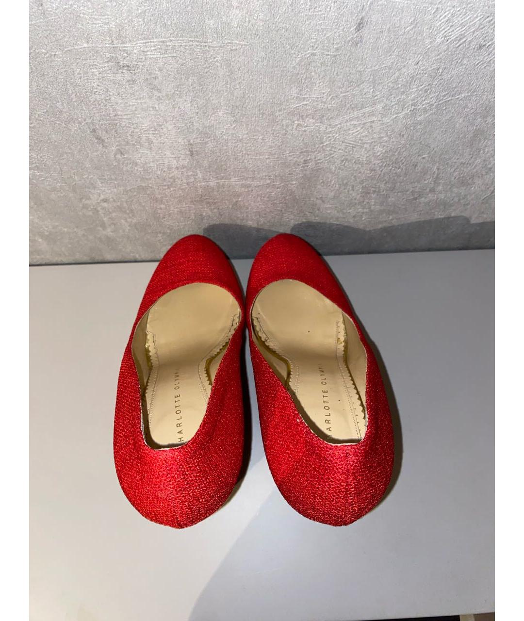 CHARLOTTE OLYMPIA Красные туфли, фото 3